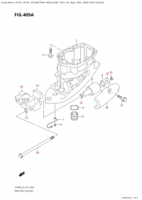 405A - Drive Shaft Housing (405A -   )