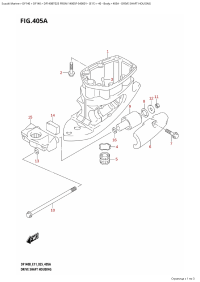 405A - Drive Shaft Housing (405A -   )