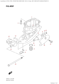 405F - Drive Shaft Housing (Df140At:e11) (405F -    (Df140At: e11))