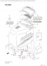 420C - Engine Cover (K10,011) (420C -   () (K10, 011))