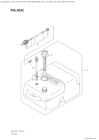 432C - Fuel Tank (Df140At:e40) (432C -   (Df140At: e40))