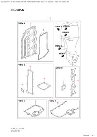 585A - Opt:gasket Set (585A - :  )