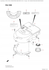 135E - Silencer  /  Ring Gear Cover (Df150Z:e01) (135E -  /    (Df150Z: e01))