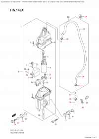 143A - Fuel Vapor  Separator (Df150T:e01) (143A -    (Df150T: e01))