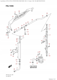 144A - Fuel Injector (Df150T:e01) (144A -   (Df150T: e01))