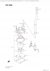 160A - Water Pump (Df150T:e01) (160A -   (Df150T: e01))