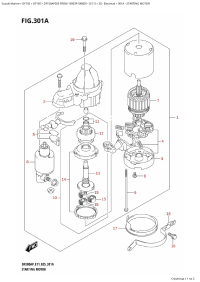 301A - Starting Motor (301A -  )