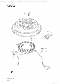 303A - Magneto (Df150T:e01) (303A -  (Df150T: e01))