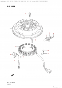 303E - Magneto (Df150Z:e01) (303E -  (Df150Z: e01))