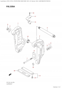 335A - Clamp Bracket (Df150T:e01) (335A -   (Df150T: e01))