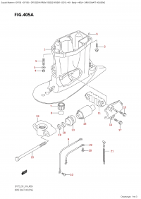 405A - Drive Shaft Housing (405A -   )