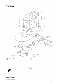 405A - Drive Shaft Housing (405A -   )