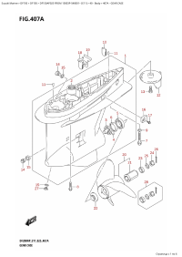 407A - Gear Case (407A -   )