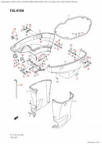 410A - Side Cover (Df150T:e01) (410A -   (Df150T: e01))