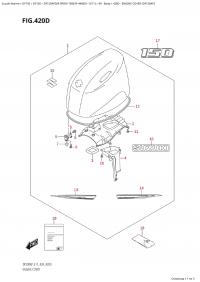 420D - Engine Cover (Df150Ap) (420D -   () (Df150Ap))