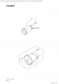 460A - Meter (Df150T:e01) (460A -  (Df150T: e01))