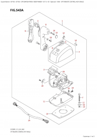 543A - Opt:remote  Control  Assy  Single (543A -    , )