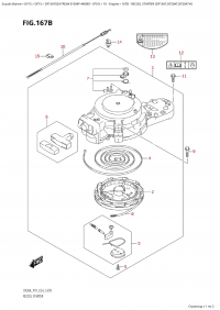 167B - Recoil  Starter  (Df15At,Df20At,Df20Ath) (167B -   (Df15At, Df20At, Df20Ath))