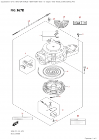 167D - Recoil Starter (Df15A:p01) (167D -   (Df15A: p01))