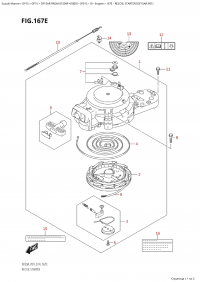 167E - Recoil Starter (Df15Ar:p01) (167E -   (Df15Ar: p01))