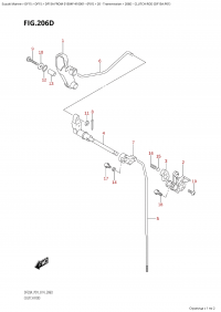 206D - Clutch Rod (Df15A:p01) (206D -   (Df15A: p01))