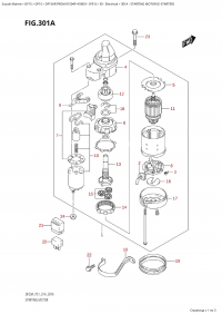 301A - Starting Motor (E-Starter) (301A -   (  ))