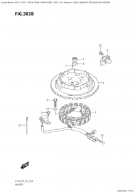 303B - Magneto (Df15A:p01:M-Starter) (303B -  (Df15A: p01:    ))
