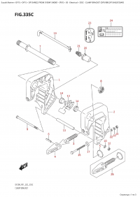 335C - Clamp Bracket (Df9.9Br,Df15Ar,Df20Ar) (335C -   (Df9.9Br, Df15Ar, Df20Ar))