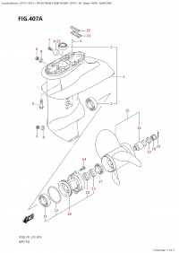 407A - Gear Case (407A -   )