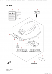 420C - Engine Cover (Df20A,Df20Ar,Df20At,Df20Ath) (420C -   () (Df20A, Df20Ar, Df20At, Df20Ath))