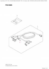 546A - Opt:remocon  Cable (Electric  Starter)  (E-Starter) (546A - :    () (  ))