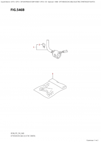 546B - Opt:remocon Cable (Electric Starter)  (Df15A:p01) (546B - :    () (Df15A: p01))