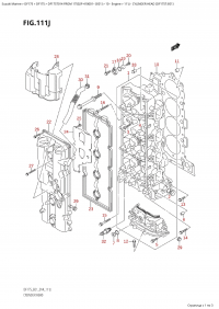 111J - Cylinder Head (Df175T:e01) (111J -    (Df175T: e01))