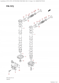 121J - Camshaft (Df175T:e01) (121J -   (Df175T: e01))