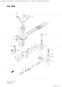 164E - Throttle Rod (Df175T:e01) (164E -   (Df175T: e01))