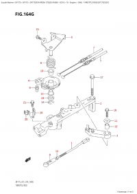 164G - Throttle Rod (Df175Z:e01) (164G -   (Df175Z: e01))