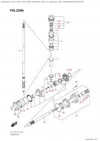 220A - Transmission (Df150T,Df175T) (220A -  (Df150T, Df175T))