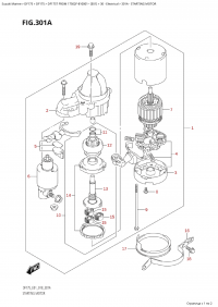 301A - Starting Motor (301A -  )