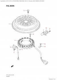 303N - Magneto (Df175Z:e01) (303N -  (Df175Z: e01))