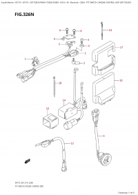 326N  - Ptt Switch / Engine  Control Unit (Df175Z:e01) (326N -   /    (Df175Z: e01))
