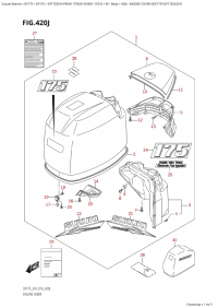 420J - Engine Cover ((Df175T,Df175Z):E01) (420J -   () ( (Df175T, Df175Z) : E01))