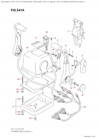 541A - Opt:remote  Control Assy  Dual  (1) (541A - :     Dual (1))