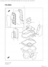 585A - Opt:gasket Set (585A - :  )