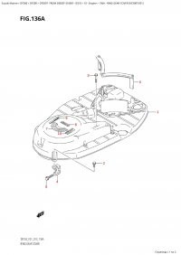 136A - Ring Gear Cover (Df200T:e01) (136A -    (Df200T: e01))