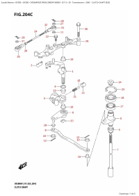 204C - Clutch Shaft (025) (204C -   (025))