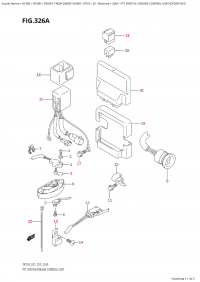 326A  -  Ptt  Switch  /  Engine  Control  Unit  (Df200T:e01) (326A -   /    (Df200T: e01))