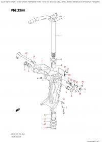 336A  -  Swivel  Bracket  (Df200T:e01:(X-Transom,Xx-Transom)) (336A -   (Df200T: e01: (X-Transom, Xx-Transom) ))