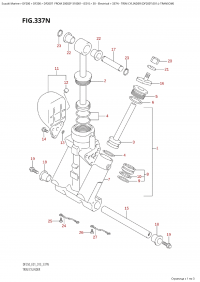 337N  -  Trim  Cylinder  (Df200T:e01:L-Transom) (337N -   (Df200T: e01: L-Transom))