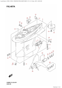 407A - Gear Case (407A -   )