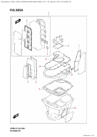 585A - Opt:gasket Set (585A - :  )